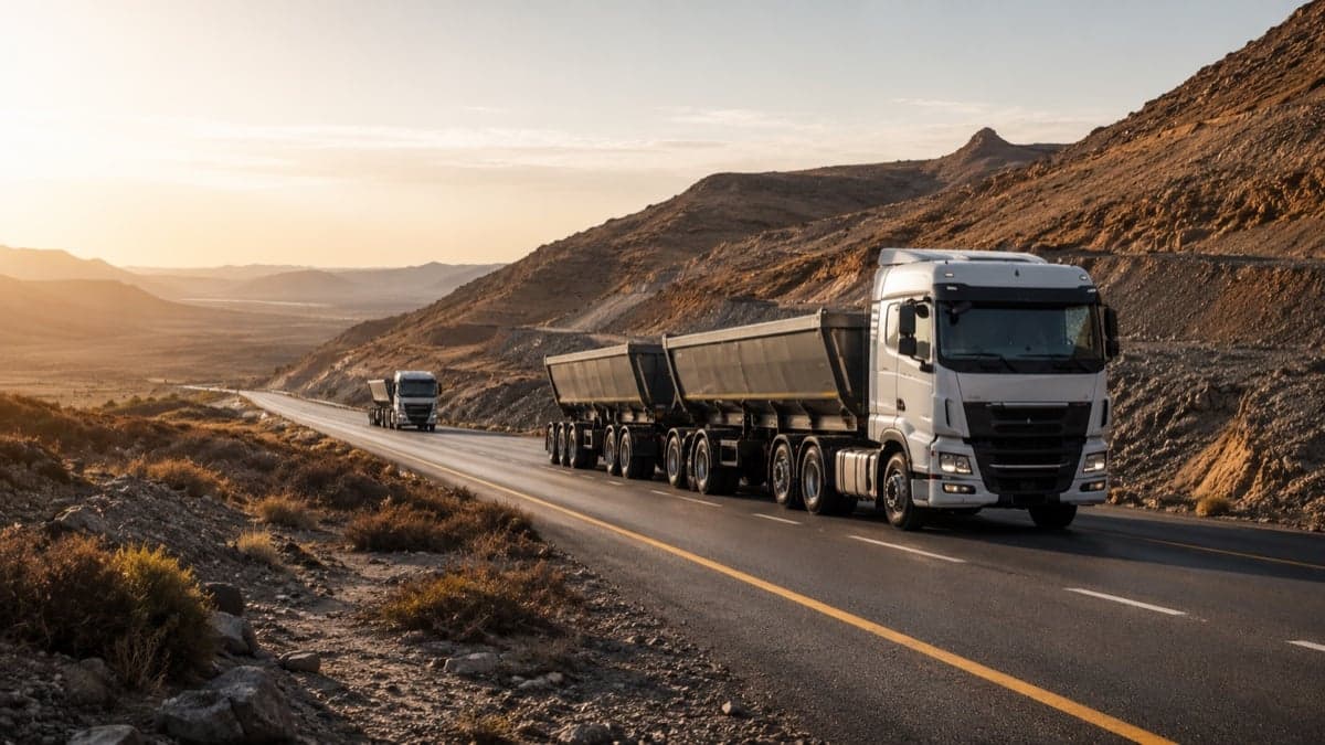 Long-haul fleet corridor under monitoring at Ntshovelo Colliery